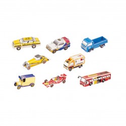 PUZZLE 3D AUTO DI SERIE - SET DA 8