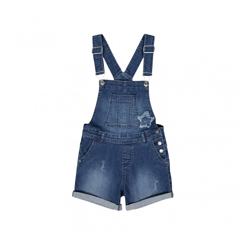 ☀️ SALOPETTE DENIM STRETCH BAMBINA