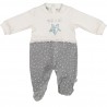 ❄️ TUTINA C/PIEDE INTERLOCK STRETCH+CINIGLIA NEONATA