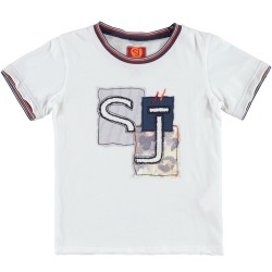 ☀️ T-SHIRT "SJ" C/PATCH...