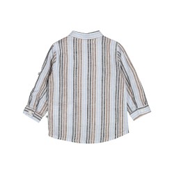 ☀️ CAMICIA M/L.MISTO LINO BABY M.