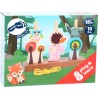 GIOCO AD INCASTRO E DA INFILARE ANIMALI DELLA FORESTA