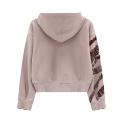 ❄️ MAGLIA C/CAPP.FELPA INVERNALE LAVATA RAGAZZA