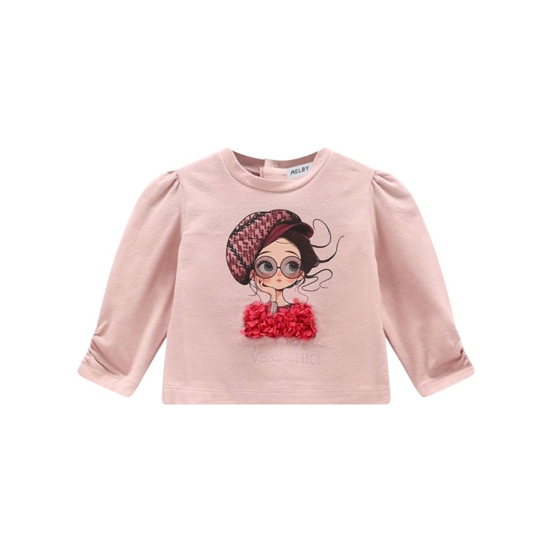 ❄️ T-SHIRT M/L.JERSEY STRETCH BAMBINA