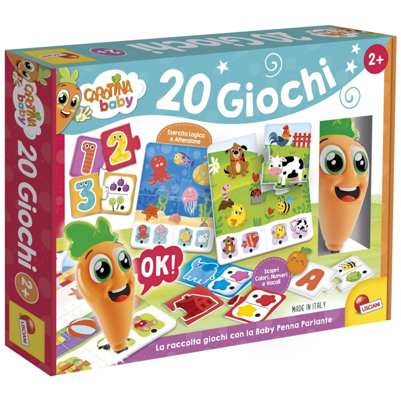 CAROTINA BABY PENNA PARLANTE 20 GIOCHI EDUCATIVI
