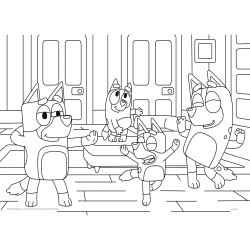 BLUEY PUZZLE DF PLUS 24