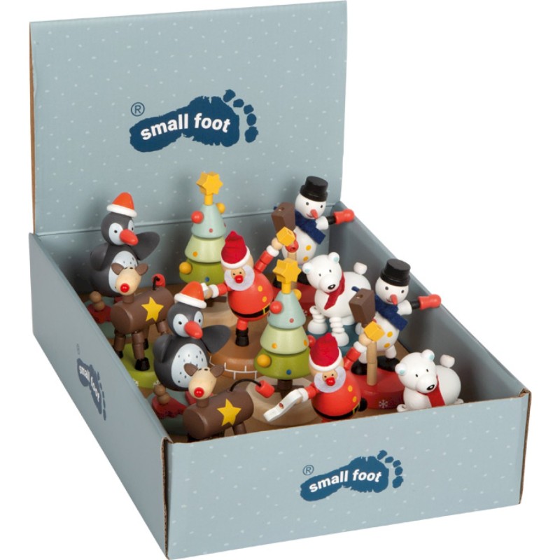 DISPLAY CON PERSONAGGI A PRESSIONE NATALE E INVERNO