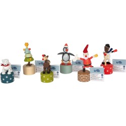 DISPLAY CON PERSONAGGI A PRESSIONE NATALE E INVERNO