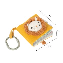 Libro sensoriale in stoffa per bebè "Little Lion"