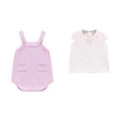 ☀️ COMPLETO TRICOT E JERSEY STRETCH NEONATA