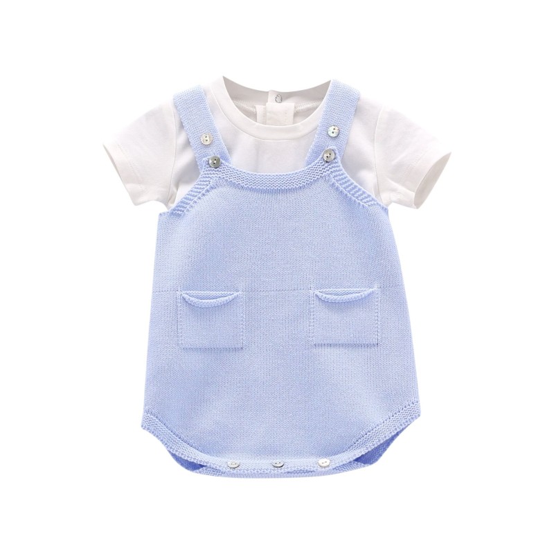 ☀️ COMPLETO TRICOT E JERSEY STRETCH NEONATO