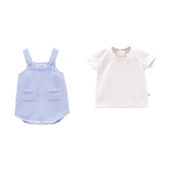 ☀️ COMPLETO TRICOT E JERSEY STRETCH NEONATO