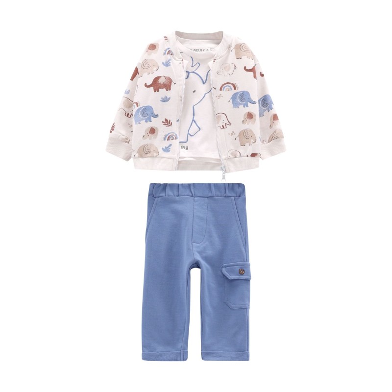 ☀️ COMPLETO FELPA E JERSEY NEONATO