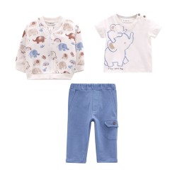 ☀️ COMPLETO FELPA E JERSEY NEONATO