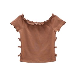 ☀️ T-SHIRT M/C.JERSEY STRETCH RAGAZZA