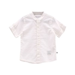 ☀️ CAMICIA M/C.MISTO LINO...