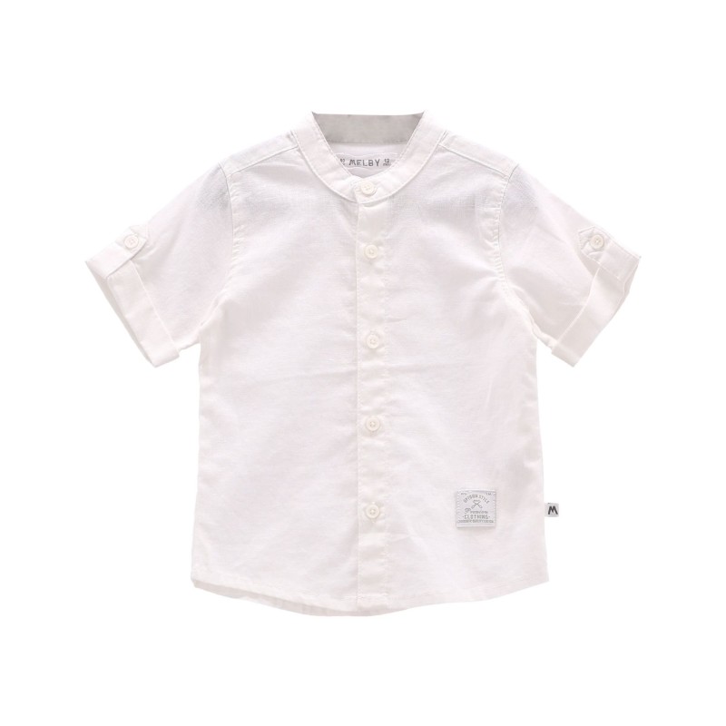 ☀️ CAMICIA M/C.MISTO LINO BABY M.